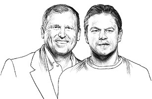 Gary White & Matt Damon in Time Magazine’s Most Influential People