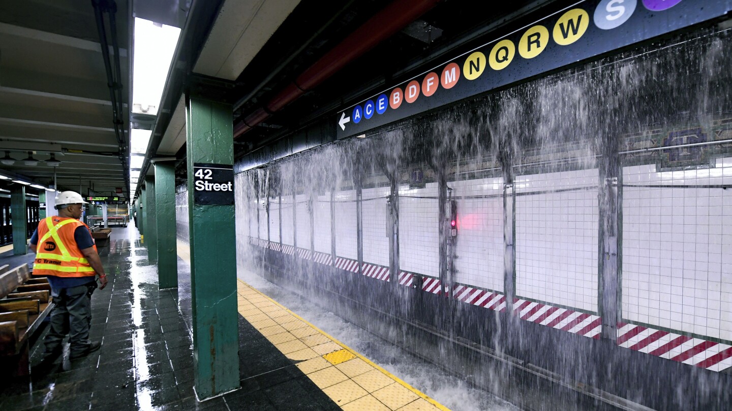 127-year-old water main gives way under NYC&#039;s Times Square, flooding streets, subways