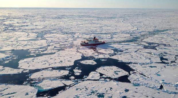 Arctic Sea Ice is an Important Temporal Sink and Means of Transport for Microplastic