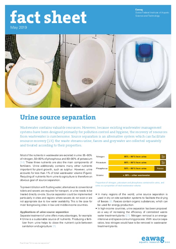 Fact Sheet - Urine Source Separation