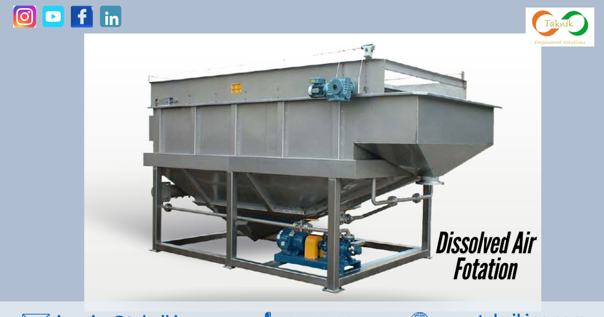 Wastewater Treatment with Dissolved Air Flotation (DAF)