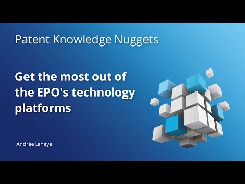 EPO examiners and data analysts have created search strategies generating datasets in Espacenet on important technology areas. These are made av...