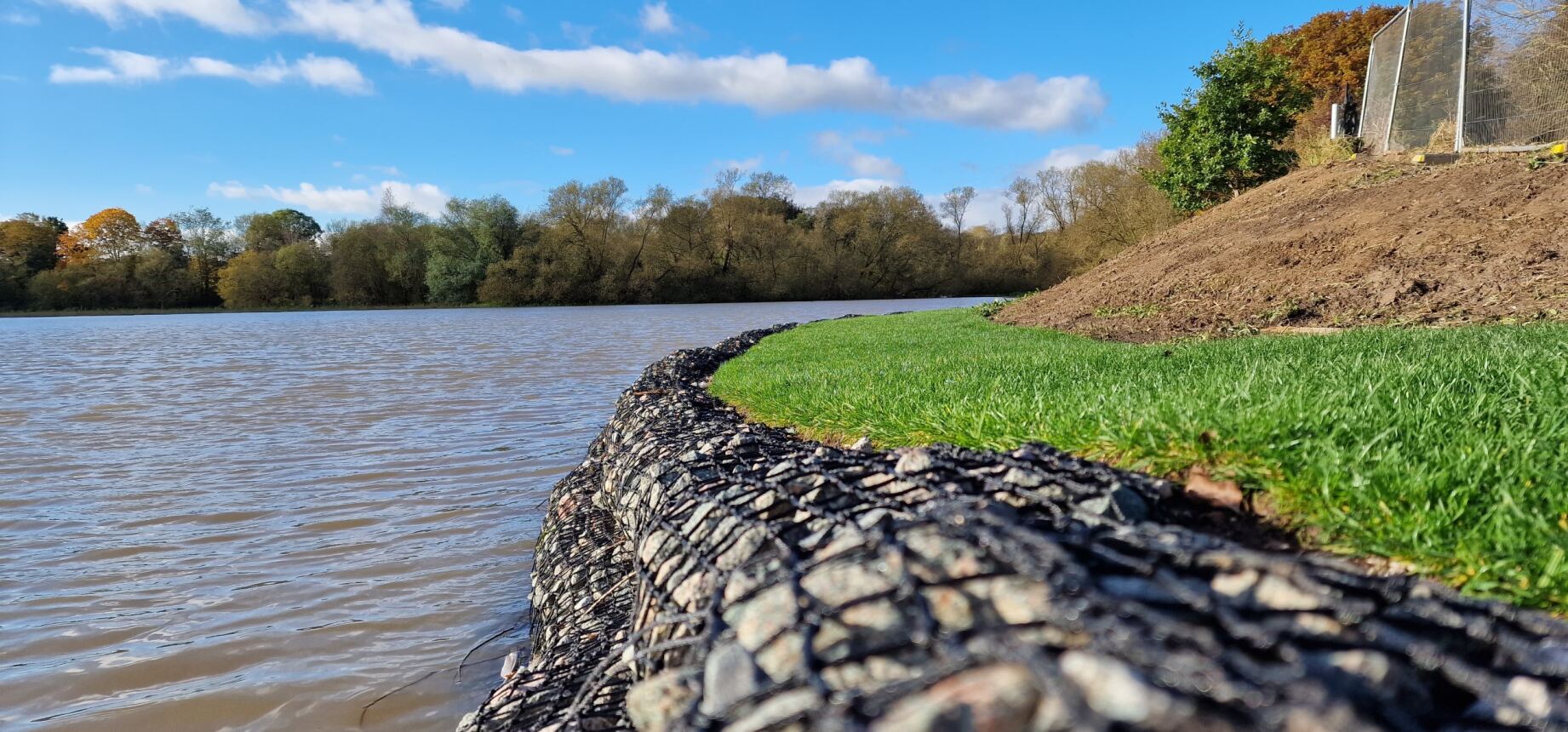 Worsbrough Reservoir wall rebuilt with biodiversity-enhancing rock bagsA new bankside wall using material ideal for aquatic insects has been ins...