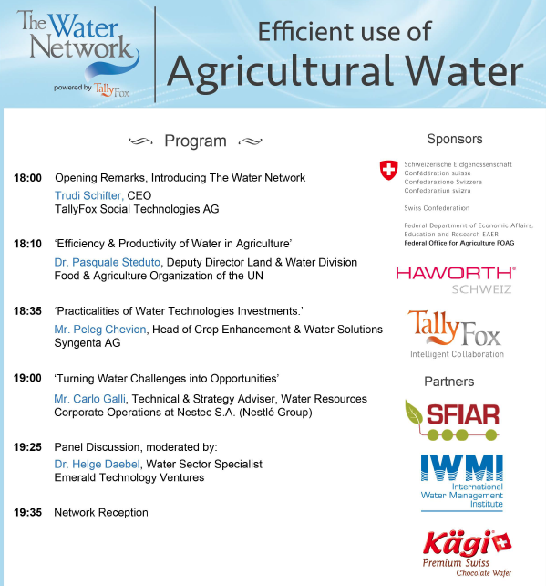 Over 150 water professionals in person and online attended our event on "Efficient use of Agricultural Water" . The video streams of the present...
