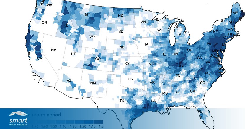 NOAA&rsquo;s 1-in-100 year flooding can now be expected every 8 years