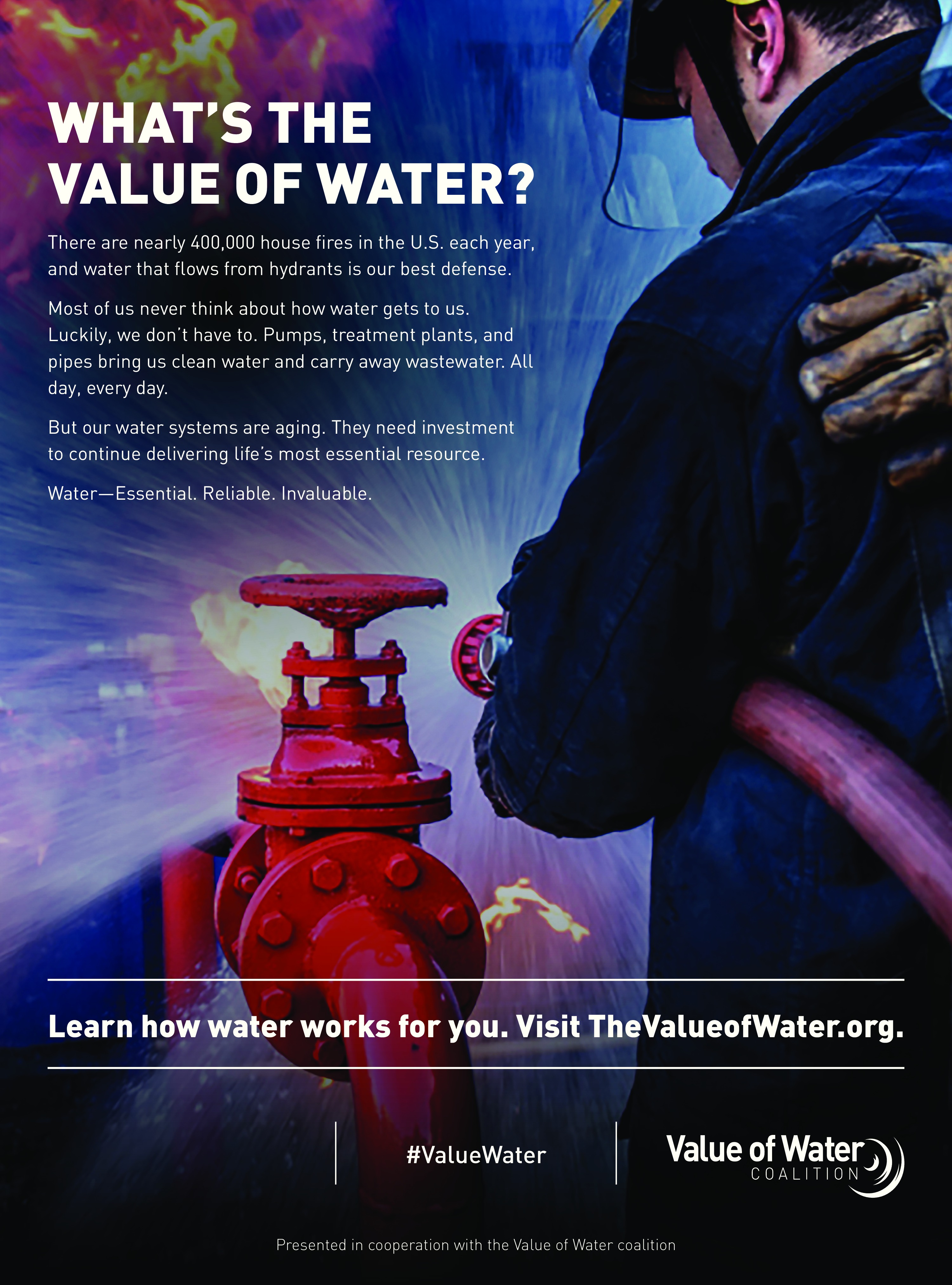 What&#039;s the Value of Water? Welcome to the Value of Water Coalition&rsquo;s communications toolkit! We hope you find these resources helpful in y...