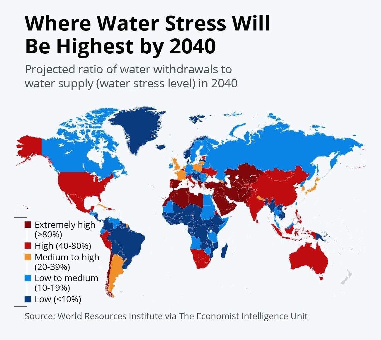 Water crisis will impact the most populated regions by 2040. Around 74% of natural disasters between 2001 and 2018 were water-related, including...