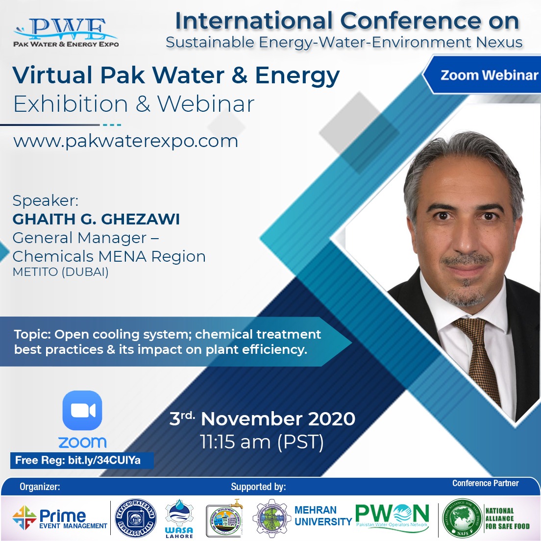 Webinar on Virtual Pak Water & Energy Expo. 3 - 5 November 2020.Free ​​​​​​​Registration: ​​​​​​​bit.ly/​​​​...