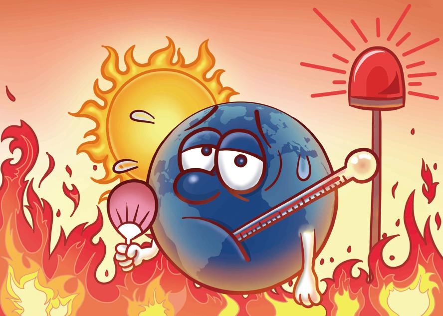Scorching heat waves roasting the world