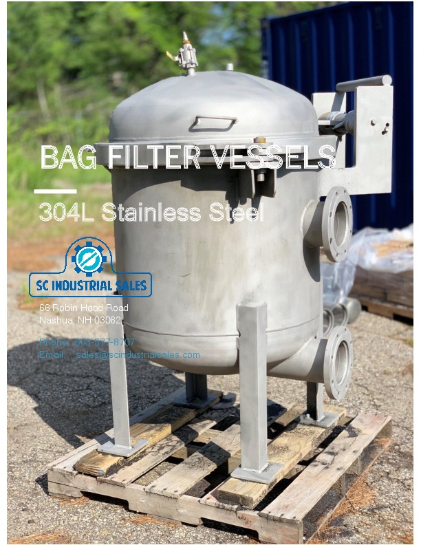 Used Bag Filter Vessels