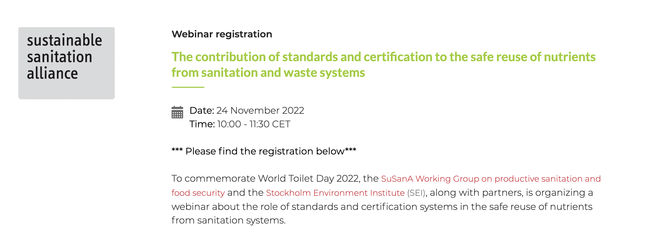 The contribution of standards and certification to the safe reuse of nutrients from sanitation and waste systemshttps://www.susana.org/en/the-co...