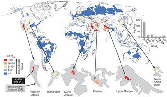 Water balance of global aquifers revealed by groundwater footprint