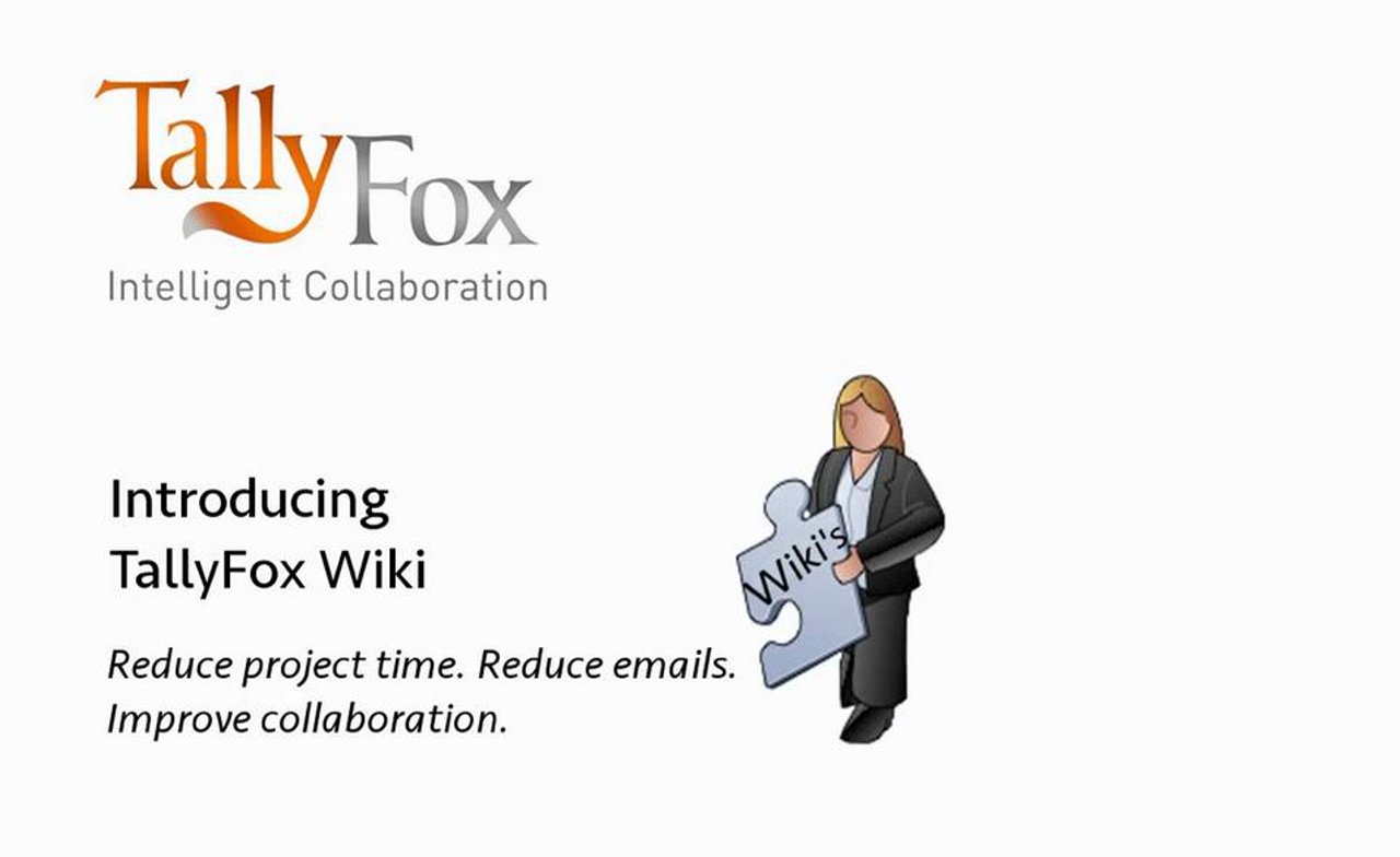 TallyFox Wiki- reduce emails, improve collaboration