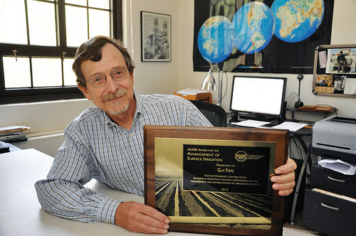 Dr. Fipps Awarded for Solving Water Issues