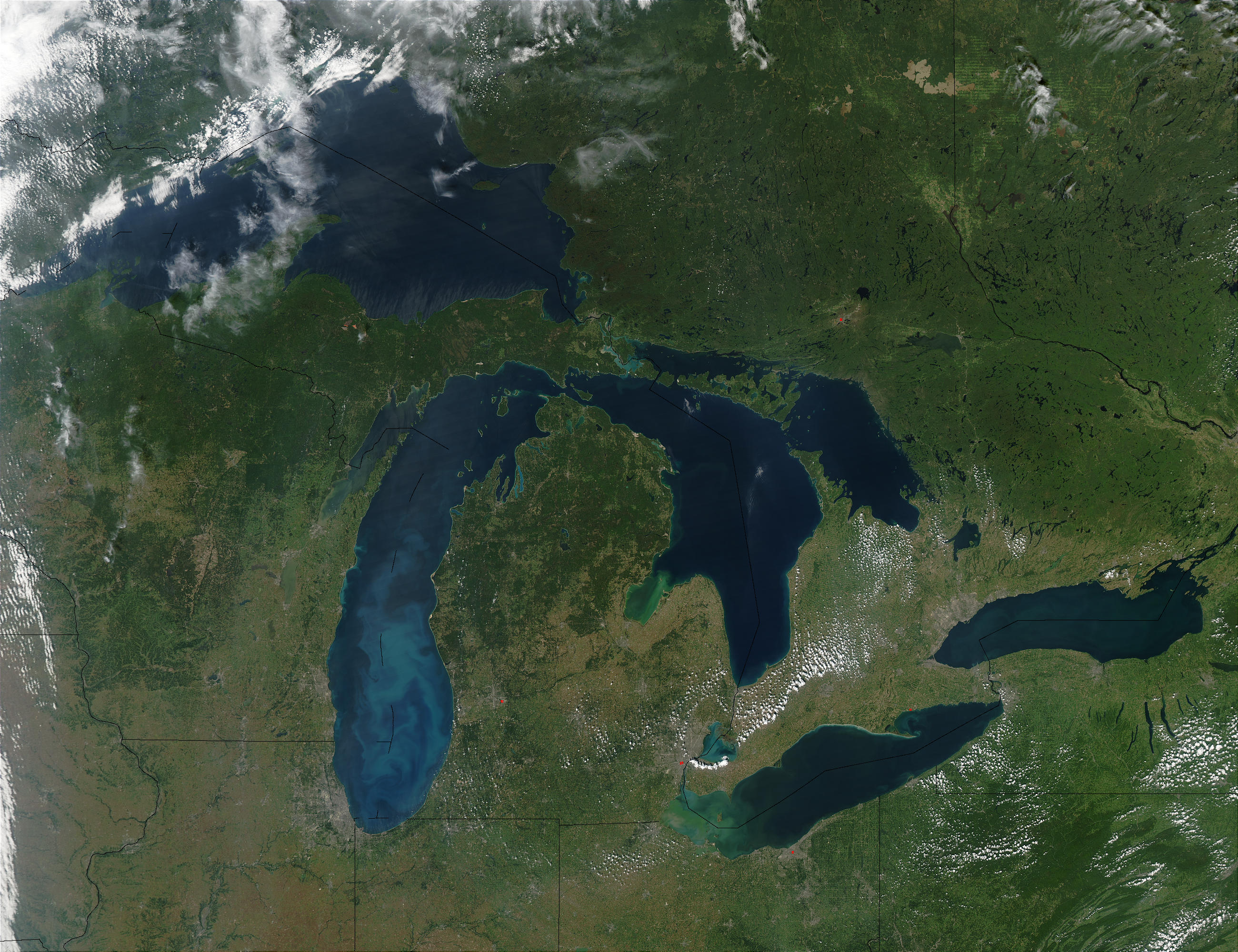 Water Quality Improves Across the Great Lakes Catchment