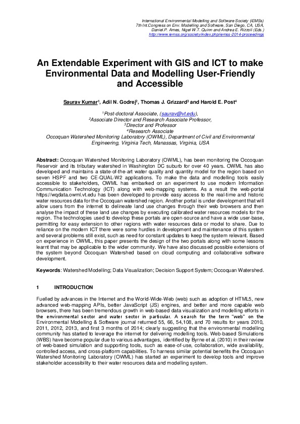 Environmental Data with Gis 2014 