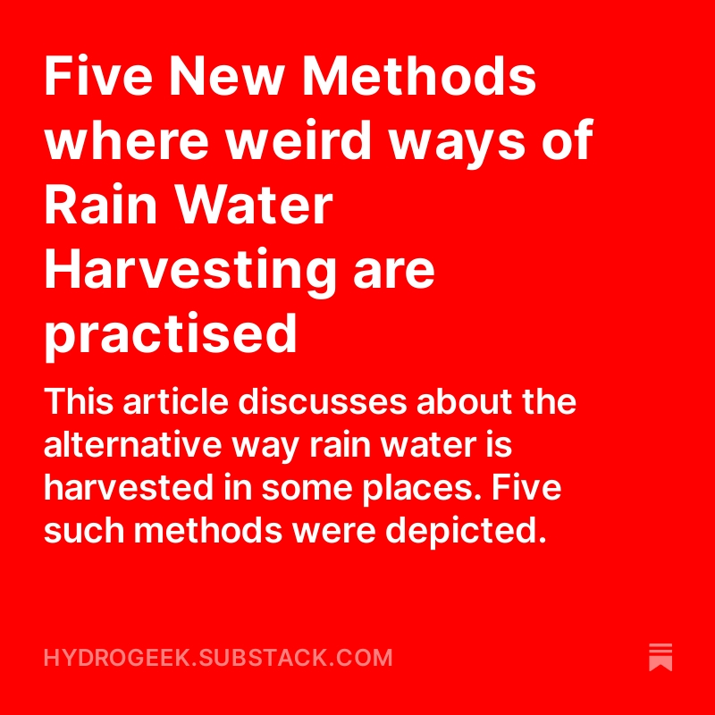 Rain Water Harvesting from Ancient India but in New Way]https://youtu.be/bGFQQBapToA#rainwater #waterharvesting #RRWH #waterconservation