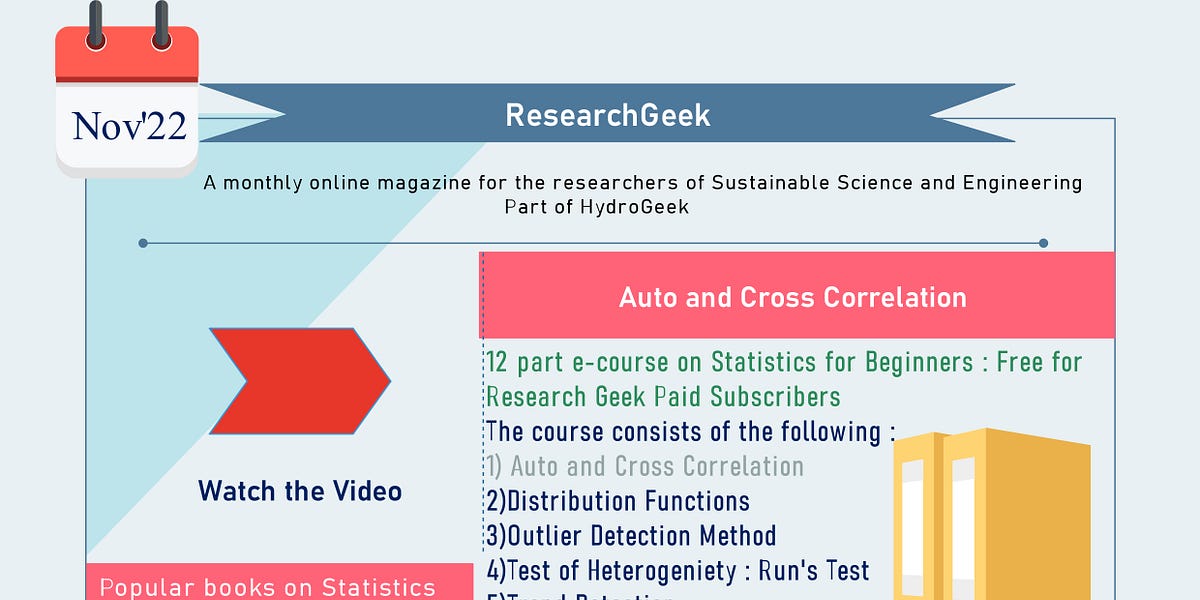 Statistics for Beginners https://hydrogeek.substack.com/p/12-part-e-course-on-statistics-for?sd=pf#statistics #beginners #ecourse #tutorial