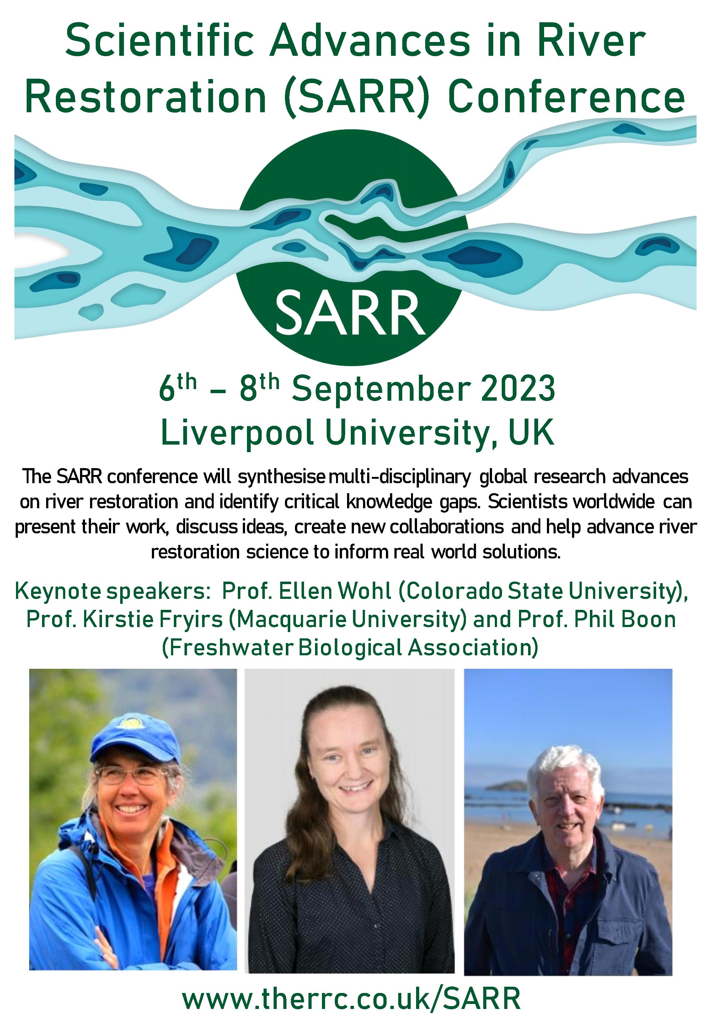 If you want to learn more about the science of river restoration, join us in Liverpool, the 6-8th of September! It is still time to submit a pos...