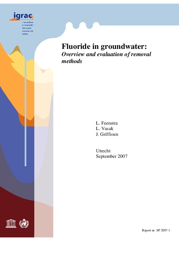 Fluoride in groundwater: Overview and evaluation of removal methods