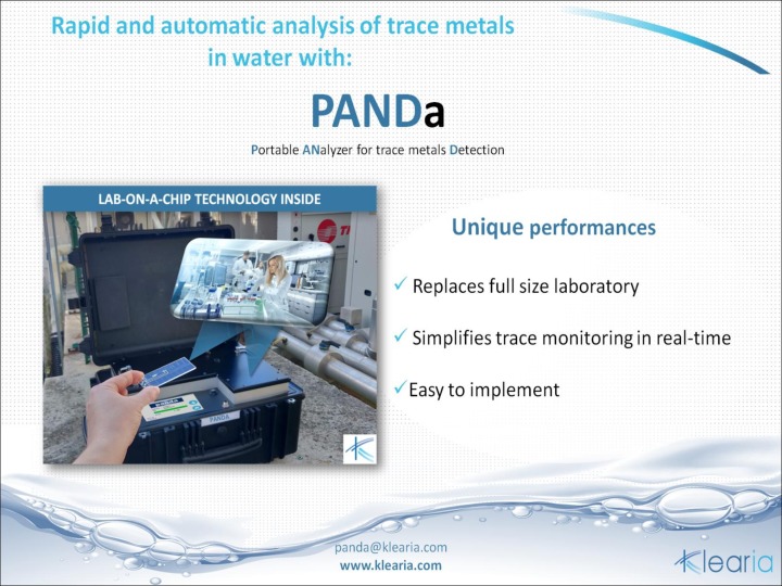 PANDa - the world's easiest to handle metal trace water analyzer