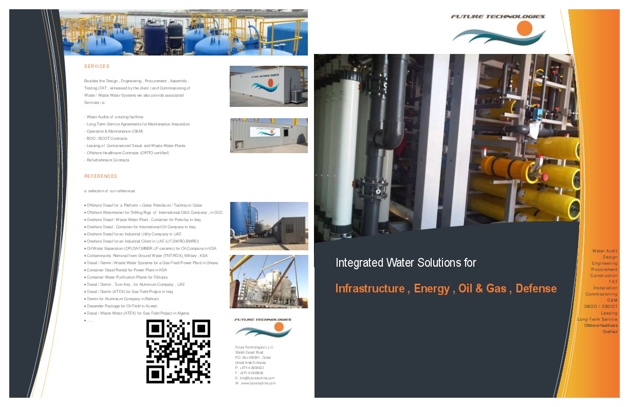 Desalination plant, Demineralization Plant