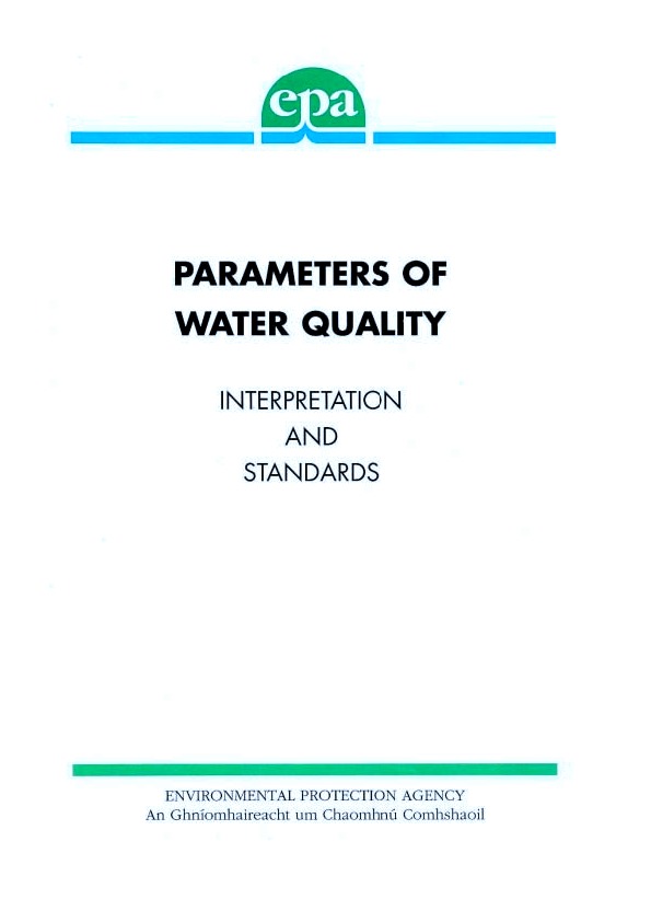 Parameters of Water Quality - Interpretation and Standards, 2001, EPA