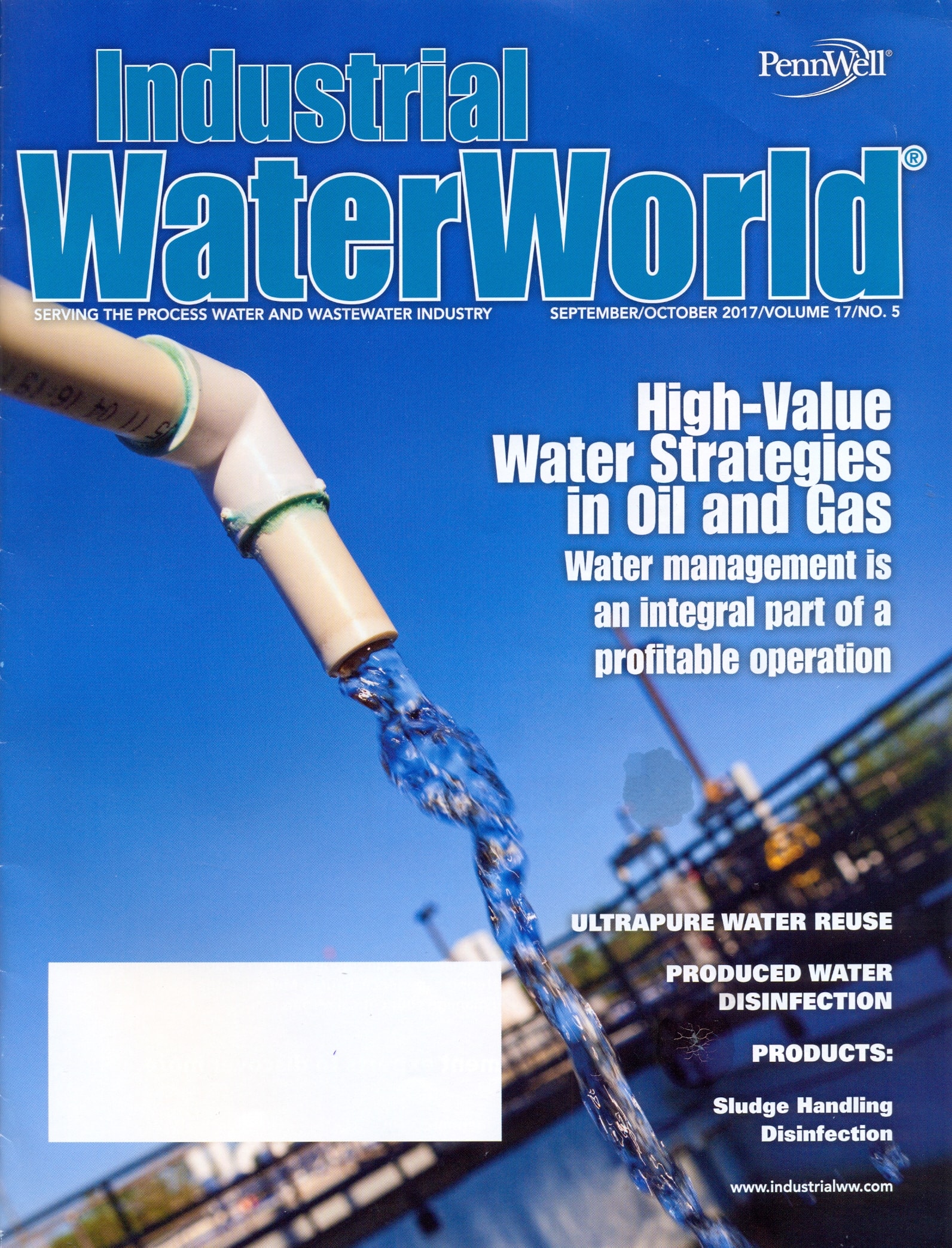 The fifth issue for 2017 of &ldquo;Industrial WaterWorld&rdquo; magazine published an article entitled &ldquo;Decontamination of Oily Wastewater Using Elect...
