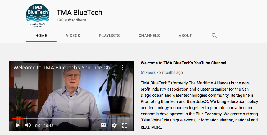 Welcome to TMA BlueTech's YouTube Channel