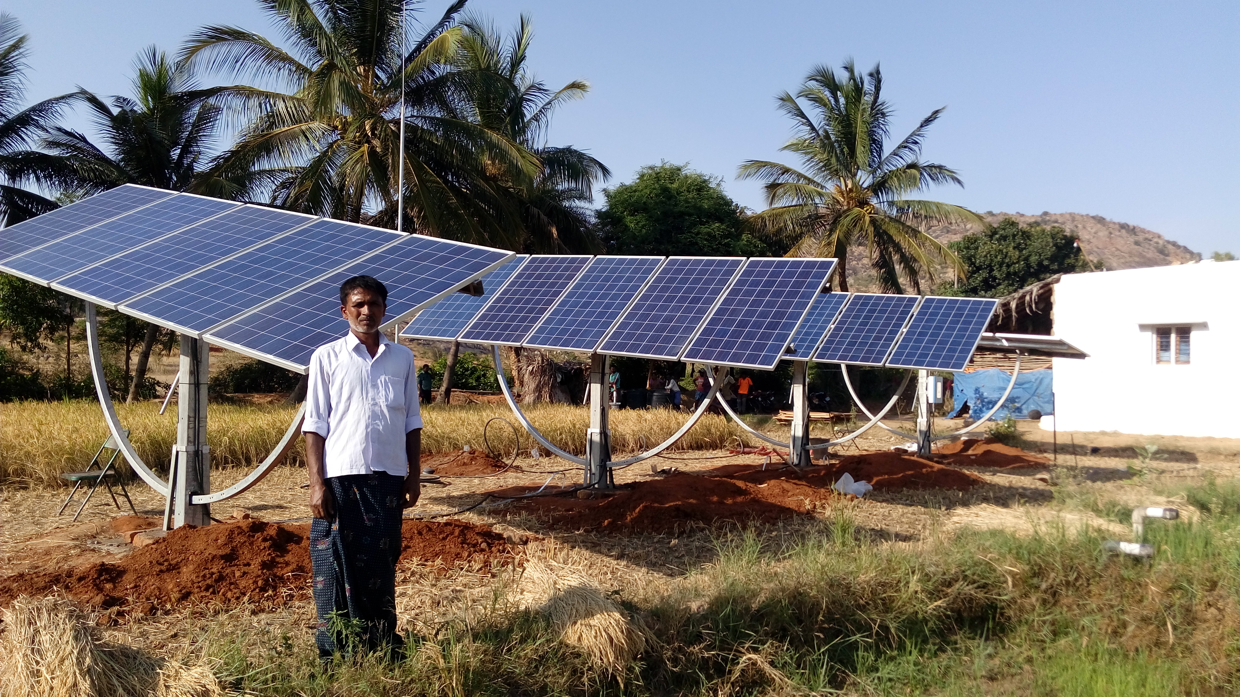 Solar water pumping system for Agriculture ## Discharge of water 1,40,000 Lpd&nbsp;