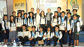 Pisay Central’s bentonite water-filtration project wins Hyundai New Thinkers Spotlight award