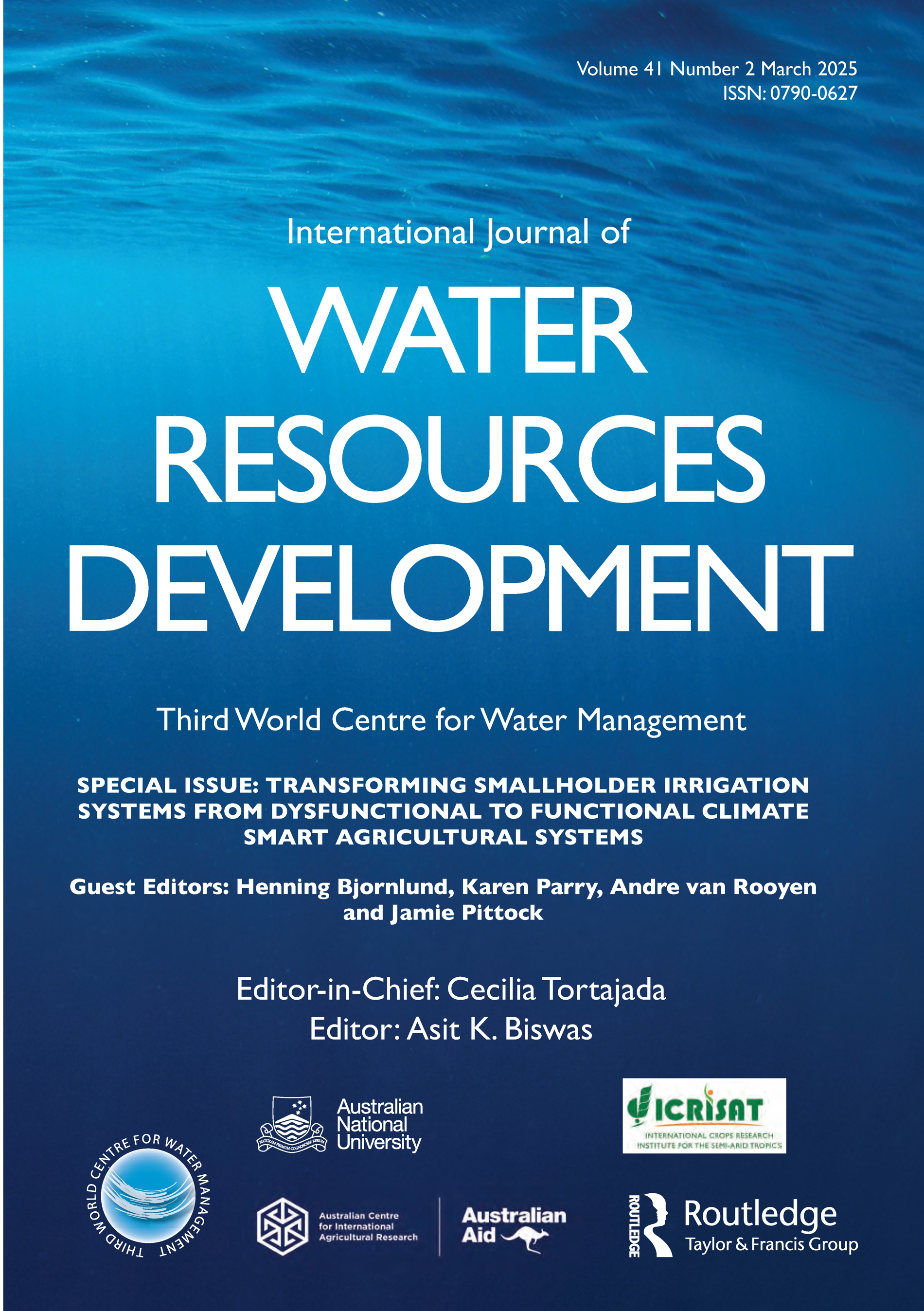 New OPEN ACCESS Special Issue on "Transforming smallholder #irrigation systems from dysfunctional to functional climate smart agricultural syste...