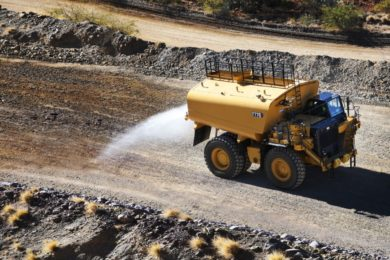 Cat launches 777G Water Solutions truck, taking a direct approach in mine water truck market