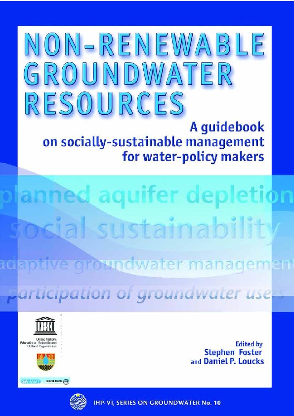 Non-renewable groundwater resources - IHP 2006