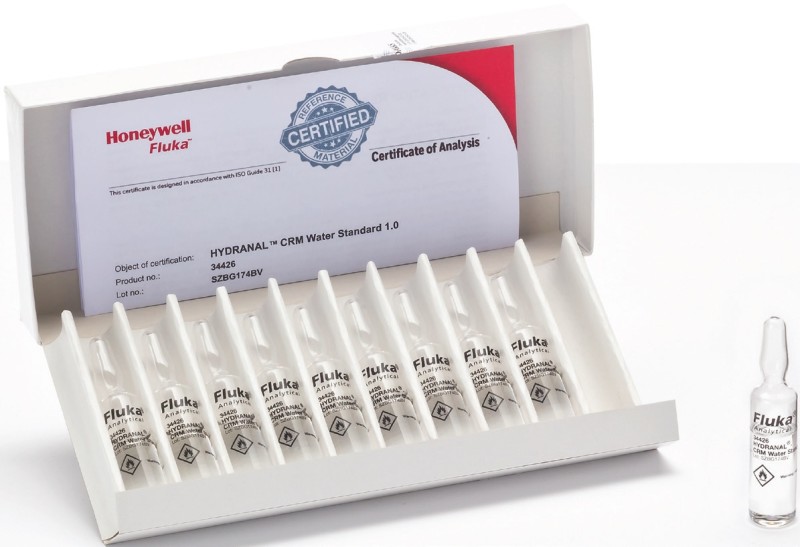 Double-accredited Water Standards for Karl Fischer Titration