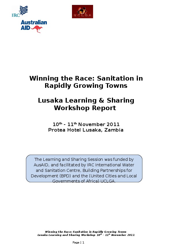 Report - Learning and Sharing Session, Lusaka