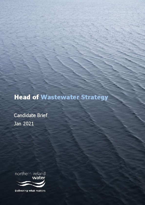 Head of Wastewater Strategy