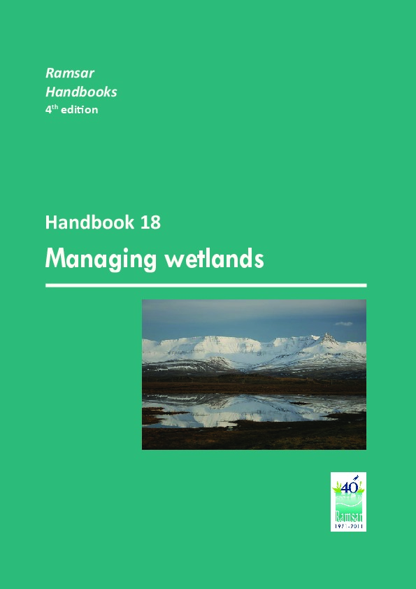 'Managing Wetlands'- Ramsar Handbook