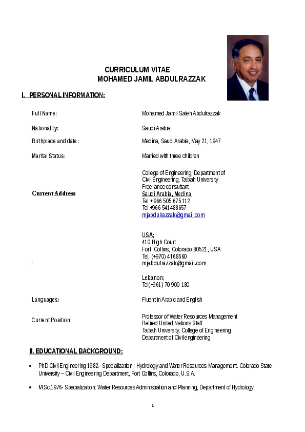 Mohamed Abdurazzak, Teibah University - Professor and Project Director