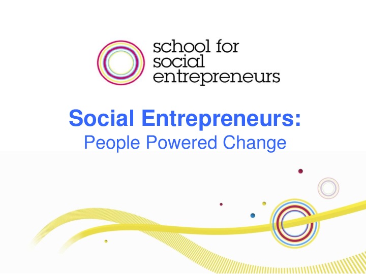 Social Enterpreneurship 2013 