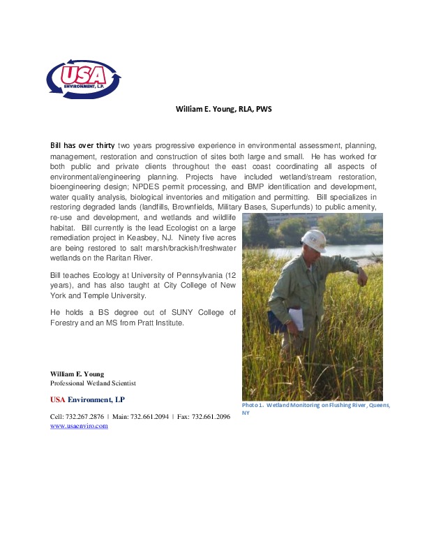 William Young, Wildlife Ecologist