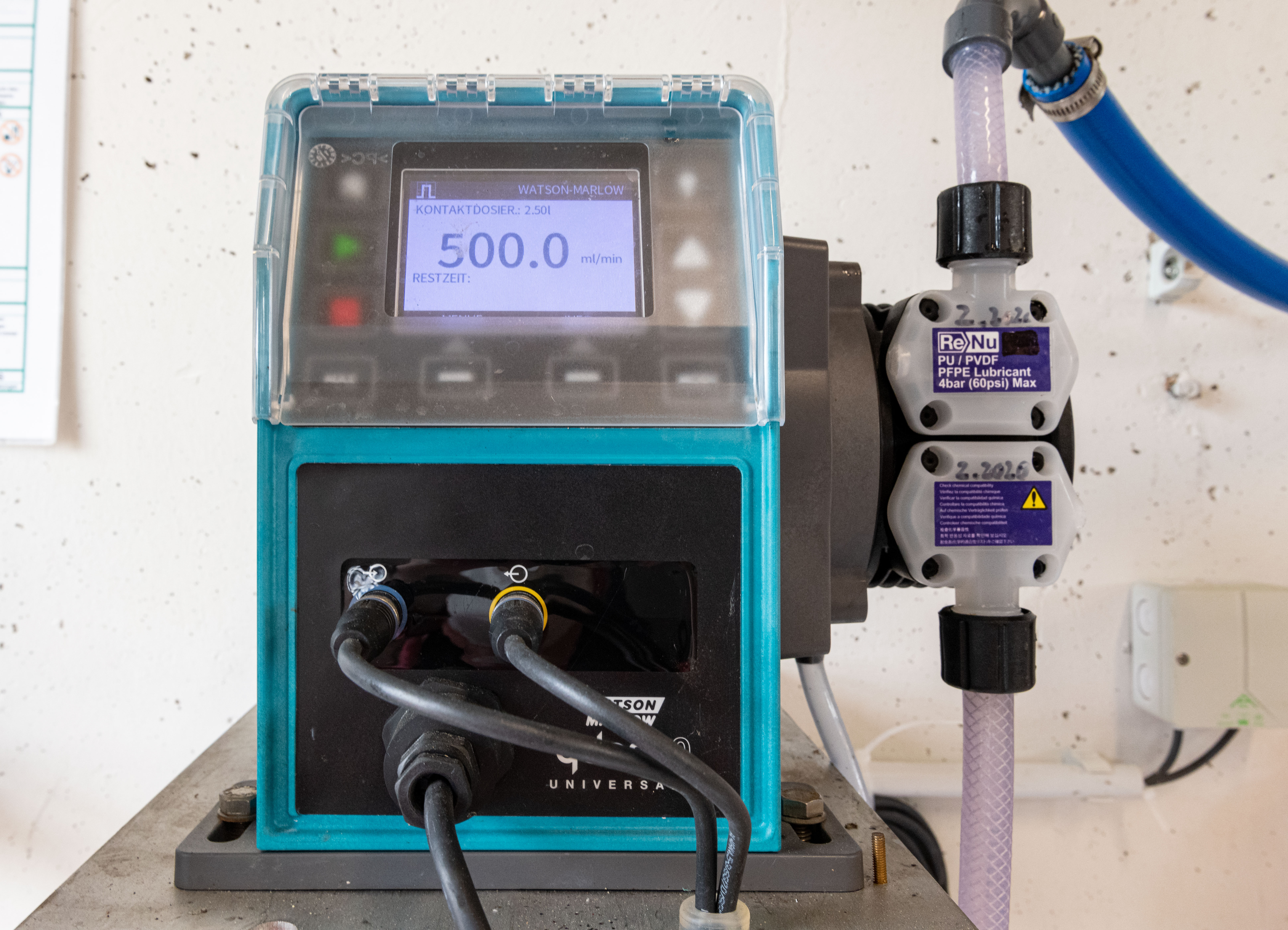 Polymer metering capabilities advanced with Qdos 60 PU pump