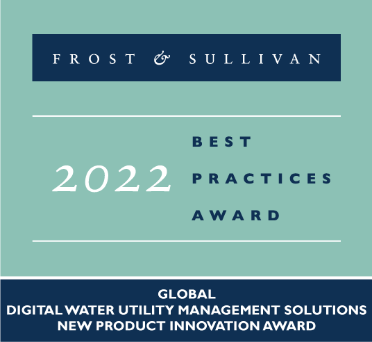 Frost & Sullivan New Product Innovation Award for Transforming Water Utility Management