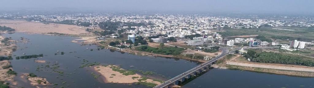 Sanitation story of Sircilla city, TelanganaThe city has the status of ODF plus, households depend on the on-site sanitation systemsAn aerial vi...