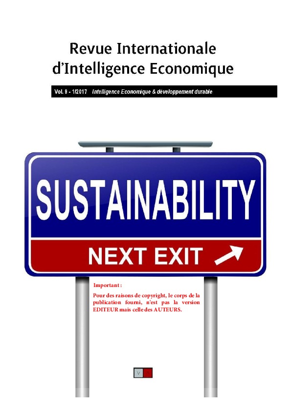 Intelligence économique et Développement Durable des territoires