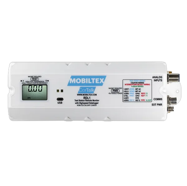 CorTalk RDL1 Remote Monitoring & Datalogging – AC/DC Interference on Cathodic Protection for Pipelines – MOBILTEX