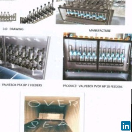 Jürgen Balb, CHEMICALS RESISTANT PLASTIC Tank- VALVE BOXES-IBC UNLOADING STATION-SCRUBBER & INSTALLATION