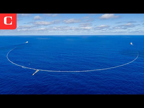 The Ocean Cleanup is currently testing System 03, a massive plastic pollution collection device that captures tons of floating debris in the Gre...