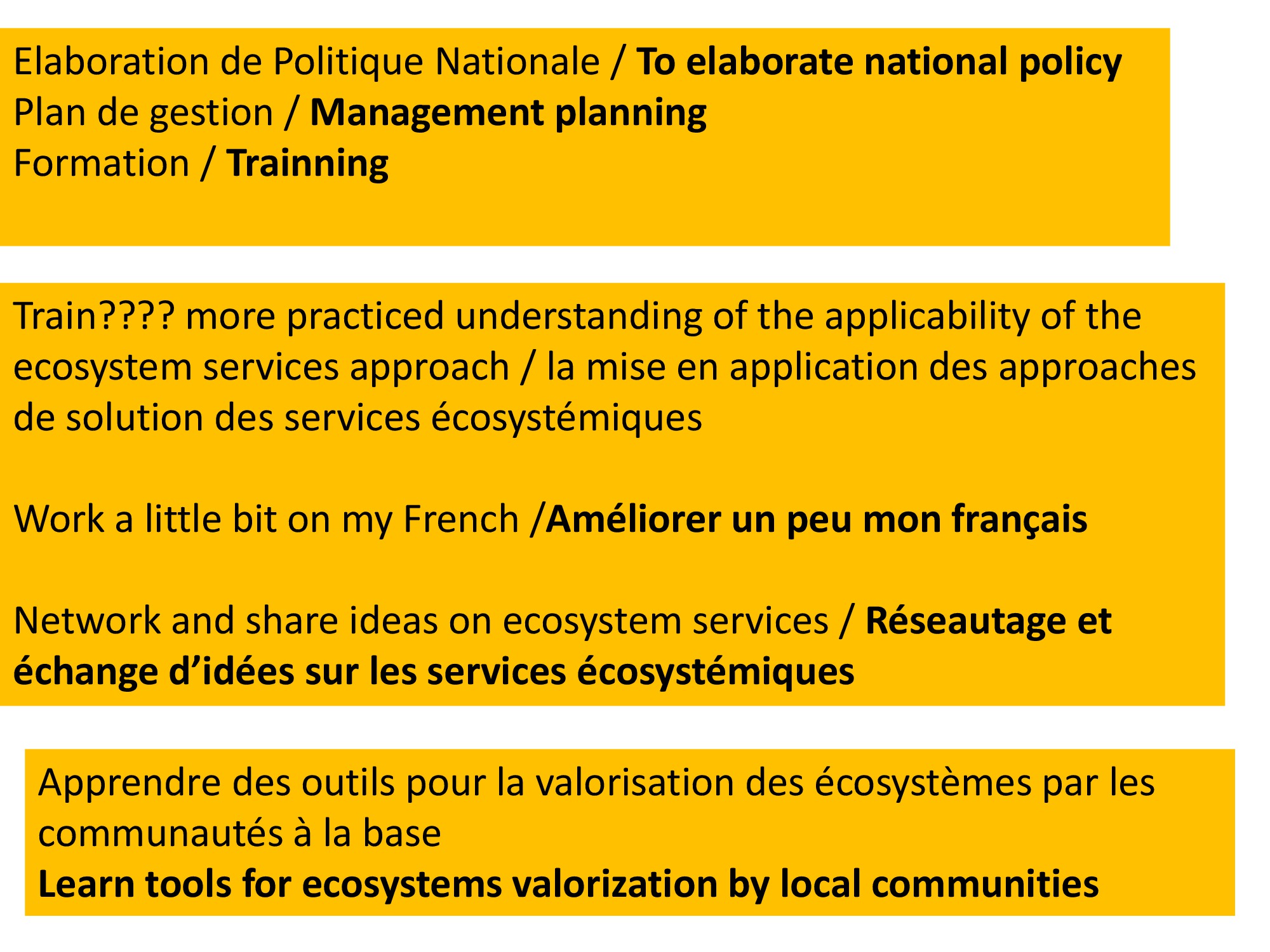 Presentation - AR - Jour 4 - 1 - Revisit Expectations (en/fr)