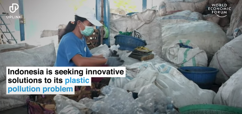 Indonesia is seeking innovative solutions to its plastic pollution problem